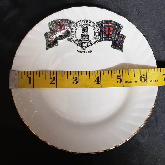 Elizabethan Fine Bone China Clan Maclean Tartan Luncheon Set - Picture 5 of 7